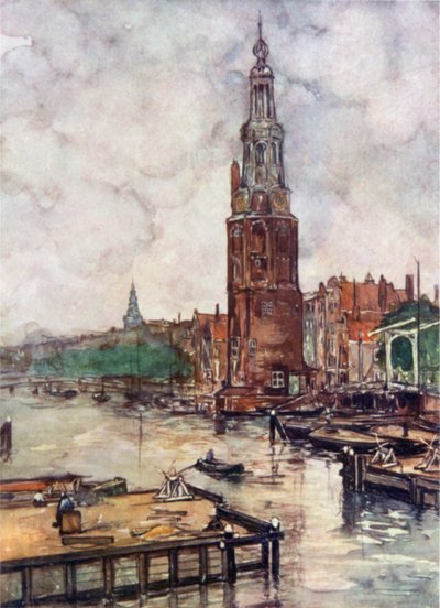 Montelbaanstoren, Amsterdam door Nico Jungman